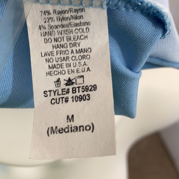 Blue Blush Crop Top - Picture 8 of 8